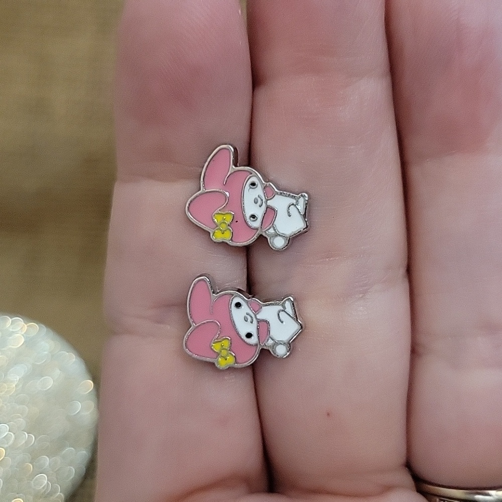 🔥LAST PAIR🔥 MY MELODY STUD EARRINGS